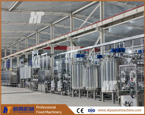 آخرین راه حل های شرکت در مورد خط فرآوری کره بادام زمینی --- با ظرفیت 2000kg/h آماده برای حمل