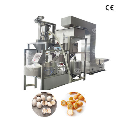 قیمت خوب SUS304 Auto Coating Machine 220/380V Industrial Food Coating Machine with 200-400kg/h Capacity آنلاین
