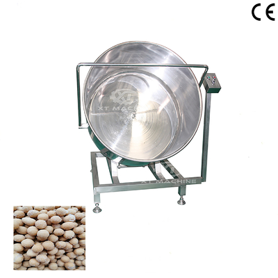 قیمت خوب دستگاه پوشش پودری تک بادام زمینی SUS304 دستگاه پوشش پودری اتوماتیک 0.55 کیلووات با روش گرمایش الکتریکی آنلاین