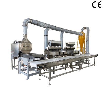 قیمت خوب SUS304 کمربند ناقل صنعتی متحرک برای پردازش بادام زمینی آنلاین