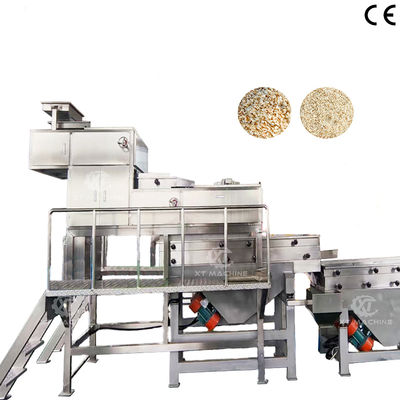 قیمت خوب 500kg/h-1000kg/h ماشین خرد کن بادام زمینی از فولاد ضد زنگ 304 برای پردازش بادام زمینی آنلاین
