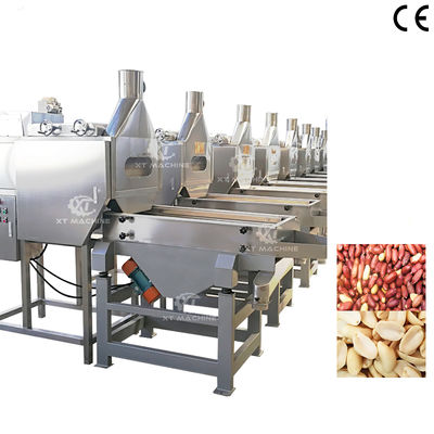 قیمت خوب Stainless Steel 304 Peanut Slitting and Blanching Machine for Blanched Peanut Output in Food Application آنلاین