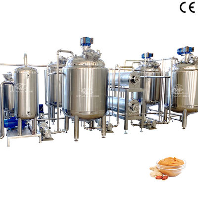 قیمت خوب Peanut Butter Blending Tank High Quality Heating and Insulation Mixing Tank Industrial Emulsifying Mixing tank آنلاین