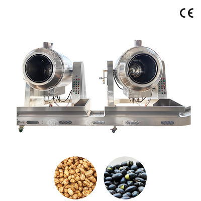 قیمت خوب ظرفیت بزرگ 80 کیلوگرم در هر دسته از دانه ها ماشین کباب در بشکه گاز گرم کردن قند پوشش و دستگاه گرم کردن آنلاین