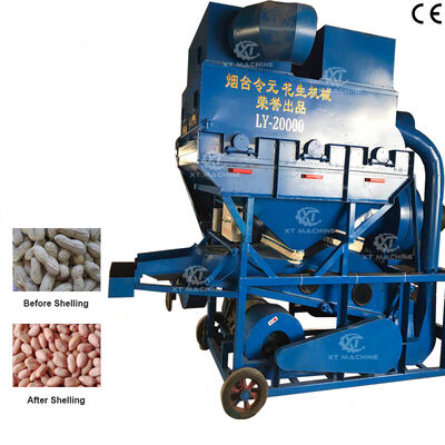 قیمت خوب High Shell Rate High Efficiency Groundnut Shelling Machine Peanut Processing Machine Gas / Electric Powered آنلاین