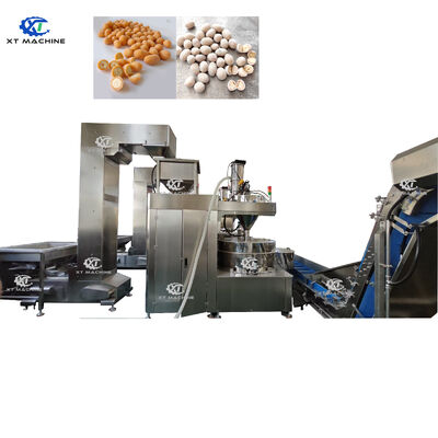قیمت خوب Manufacturer Direct Supply Fish Skin/Broad Bean/Peanut and Melon Seeds Batch Automatic Coating Machine with PLC & Gearbox آنلاین