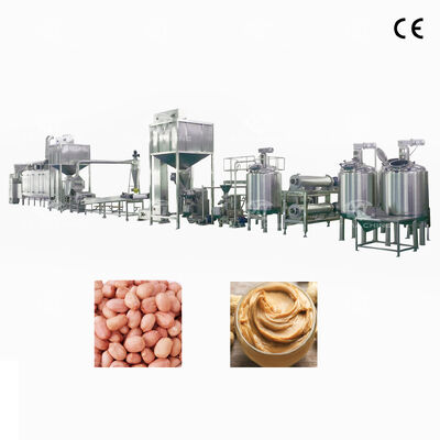 قیمت خوب خط تولید کره بادام زمینی کاملا خودکار با ساخت SUS 304 و ظرفیت 500 کیلوگرم در ساعت آنلاین