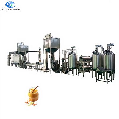 قیمت خوب خط تولید کره بادام زمینی چند فرمولی کاملاً بسته با ساخت فولاد ضد زنگ SUS 304 آنلاین