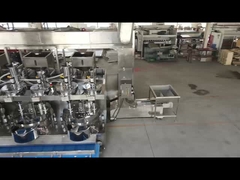 خط سرخ کردن بادام زمینی پوشانده شده