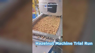 ویدیوی اجرای آزمایشی ماشین فندق اینجاست! بهترین انتخاب برای کارخانه های فرآوری مواد غذایی. #ماشین