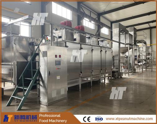 دستگاه برشته کن آجیل اتوماتیک ISO 300 کیلوگرم در ساعت برشته کن مداوم بادام زمینی