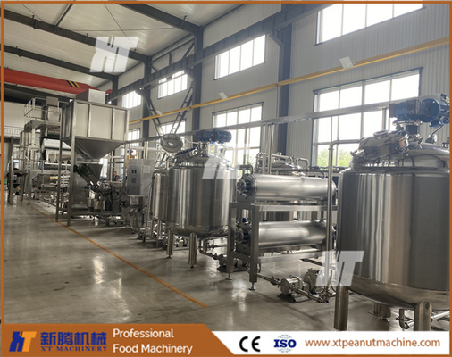 قیمت خوب دستگاه خمیر بادام زمینی ISO SUS304 دستگاه پردازش کره بادام زمینی آنلاین