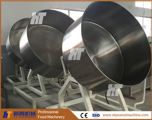 قیمت خوب مواد غذایی دستگاه پوشش بادام زمینی Iso 400kg/H تجهیزات پانینگ آب نبات آنلاین