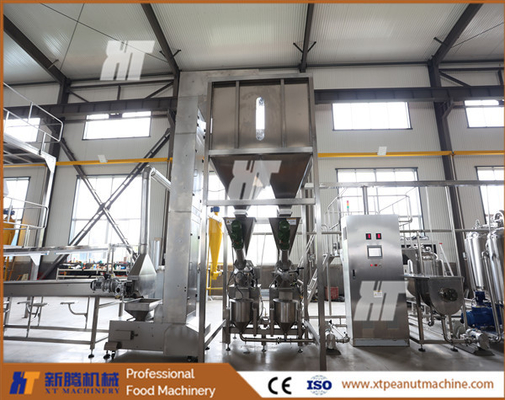قیمت خوب خط تولید ISO کره بادام زمینی 304 فولاد ضد زنگ آسیاب بادام زمینی Iso آنلاین