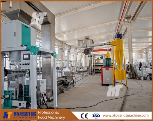 قیمت خوب کنترل PLC سرخ کردن بادام زمینی و خط بلانچینگ کارخانه پردازش بادام زمینی بلانچ آنلاین