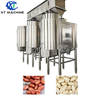 500~1000kg/h ماشین سفید کردن آجیل ماشین سفید کردن بادکنک