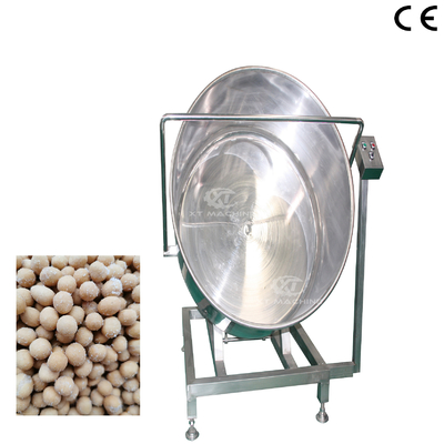 قیمت خوب دستگاه پوشش پودری تک بادام زمینی SUS304 دستگاه پوشش پودری اتوماتیک 0.55 کیلووات با روش گرمایش الکتریکی آنلاین