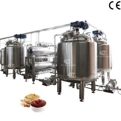 قیمت خوب 400L حجم سفارشی ظرفیت پردازش گرمایش و عایق مخلوط تانک برای کره بادام زمینی آنلاین