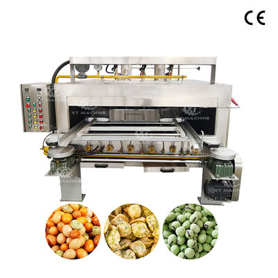 قیمت خوب کنترل PLC لوبیا ژاپنی Swing Oven پوشانده بادام زمینی Swing Roaster برای آجیل با ظرفیت 50-100kg / h آنلاین