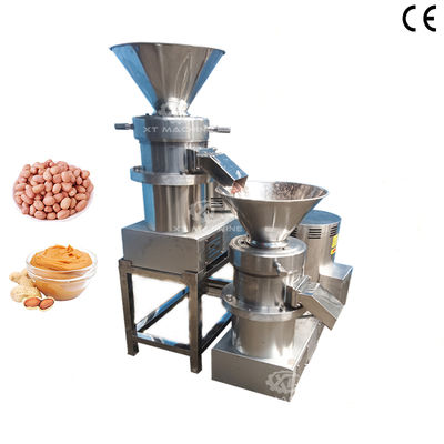 قیمت خوب مواد غذایی SS304 200kg/h کره بادام زمینی کولود آسیاب ماشین خرد کردن کره بادام زمینی برای کارخانه های پردازش بادام زمینی آنلاین