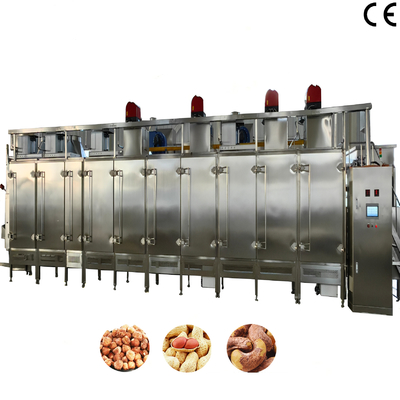 قیمت خوب دستگاه بو دادن آجیل با کنترل PLC با ظرفیت 500 کیلوگرم در ساعت، برای مصارف صنعتی آنلاین