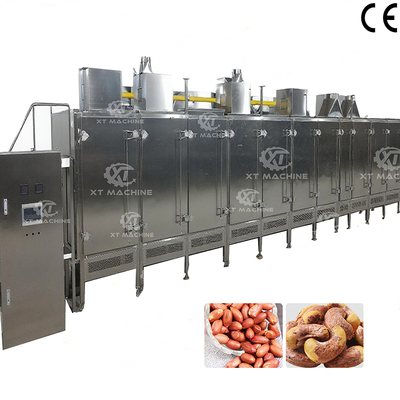 قیمت خوب دستگاه بو دادن آجیل با تسمه نقاله پیوسته از جنس استیل ضد زنگ 304 با درجه غذایی، 2000 کیلوگرم در ساعت آنلاین