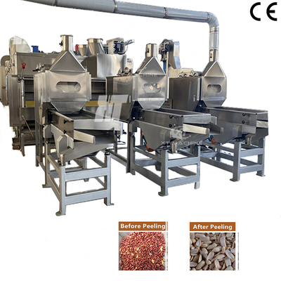 قیمت خوب 600-800kg/h Peanut Blanching Machine with 98-99% Peeling Rate آنلاین