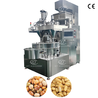 قیمت خوب ماشین پوشش بادام زمینی PLC 300-400kg/h برای کارخانه غذاهای ناشتا آنلاین