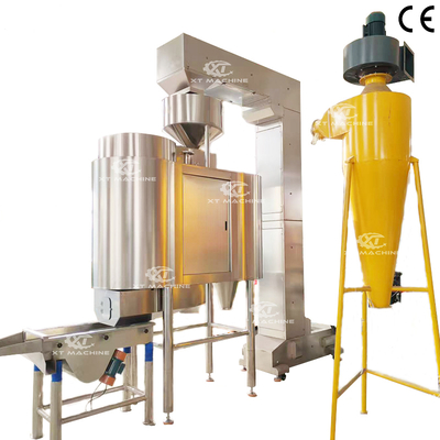 قیمت خوب 500kg/h Air Peanut Blanching Machine Stainless Steel Nut Peeling Machine آنلاین