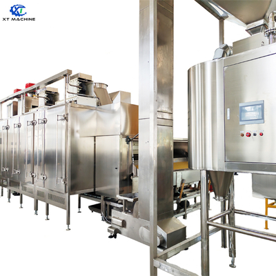 قیمت خوب 1000-1200 kg/h Blanched Peanut Production Line Suitable for Factory Use آنلاین