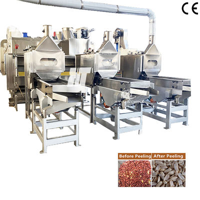 قیمت خوب Peanut Slitting and Blanching Machine with SUS304 Construction for Efficient Peanut Processing آنلاین