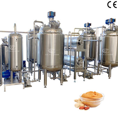 قیمت خوب Peanut Butter Blending Tank High Quality Heating and Insulation Mixing Tank Industrial Emulsifying Mixing tank آنلاین