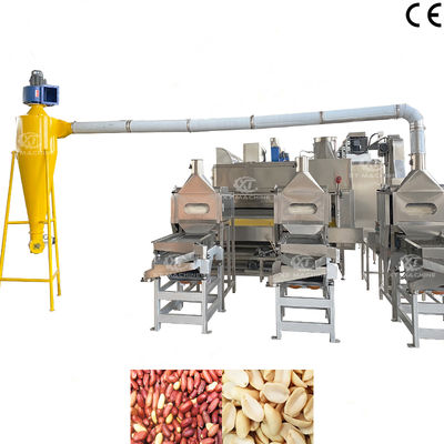 قیمت خوب 1000kg/h SUS304 Industrial Grade Split Peanut Blanching Machine آنلاین