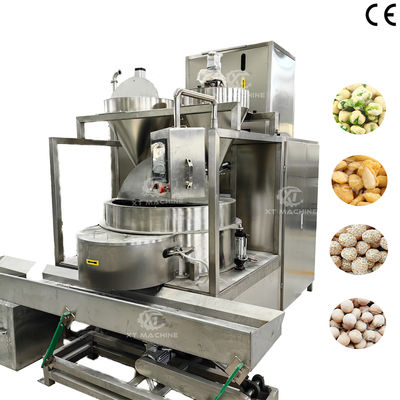 قیمت خوب 200-300kg/h ماشین ساخت تخم مرغ بادام زمینی پوشیده اتوماتیک با کنترل PLC برای کارخانه پردازش آجیل غذاهای ناشتا آنلاین