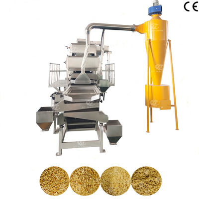 ماشین تراشنده بادام چند منظوره از فولاد ضد زنگ با ظرفیت 500kg/h، ماشین برش دانه های زمینی برای پردازش میوه های خشک