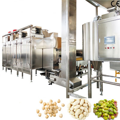 1000-1200kg/h فولاد ضد زنگ 304 خط تولید بادام زمینی سفید ماشین پاک کننده پوست قرمز بادام زمینی مناسب برای کارخانه های پردازش مواد غذایی