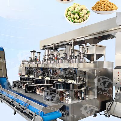 دستگاه پوشش بادام زمینی خودکار با خروجی بالا برای بادام زمینی با طعم های متعدد - طعم نمکی / جلبک دریایی / خیس