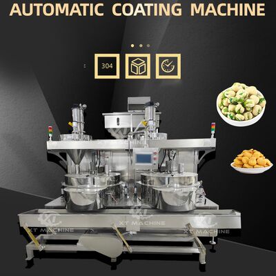 300-400kg/h ماشین ساخت بادام زمینی های چرب واسیبی پوشانده شده خودکار کنترل شده توسط PLC