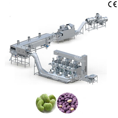 کارخانه فرآوری بادام زمینی پوشانده شده کاملاً اتوماتیک