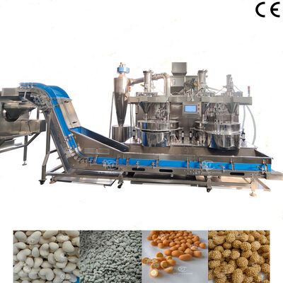 فروش مستقیم کارخانه 500kg/h-1000kg/h ماشین پوشش خودکار بادام زمینی ماشین ساخت بادام زمینی
