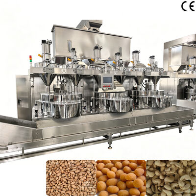 قیمت خوب دستگاه پوشش خودکار مهره با سیستم کنترل PLC برای 200 کیلوگرم در ساعت - 1000 کیلوگرم در ساعت دستگاه پوشش بادام زمینی بادام زمینی آنلاین