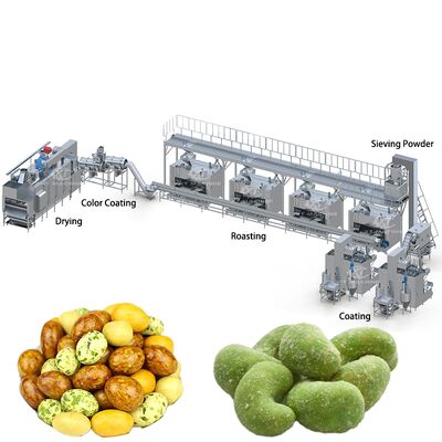 قیمت خوب خط تولید بادام زمینی پوست ماهی/بسته بادام زمینی خرد کن صنعتی 500-1000kg/h ظرفیت خط پردازش بادام زمینی آنلاین