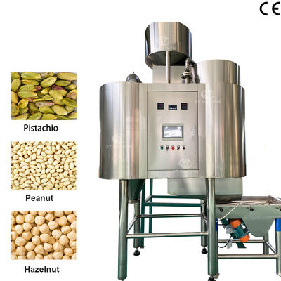 قیمت خوب ماشین پاک کننده بادام زمینی کامل اتوماتیک 500-1000 کیلوگرم / ساعت تغذیه و تخلیه برای کارخانه های پردازش بادام زمینی آنلاین