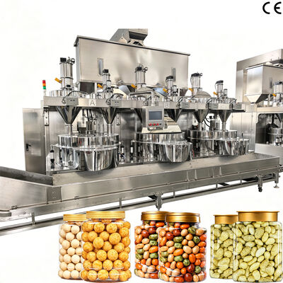 قیمت خوب ماشین اتوماتیک برای بادام زمینی در پوسته با واسیبی و آب رسانی با کنترل PLC، دستگاه برای پوشش تخم مرغ، کیش و بادام زمینی پوست ماهی آنلاین