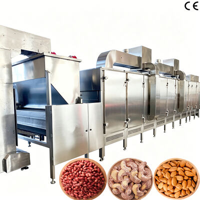 قیمت خوب SS304 درجه مواد غذایی دانه های مستمر دستگاه کباب دانه های آفتابگردان کباب فروشی کوره پخت و پز برای استفاده کارخانه آنلاین