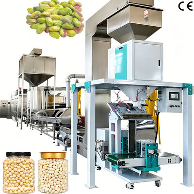 قیمت خوب دستگاه پوست کن پسته خط تولید 500kg/h-1000kg/h بادام زمینی برشته و بلانچ برای کارخانه های فرآوری آجیل آنلاین