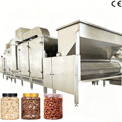 قیمت خوب 300kg/h-500kg/h ماشین تندیس های چند منظوره ی پیوسته ی تندیس های کادوی روستر با کنترل PLC برای پخت و پز آنلاین