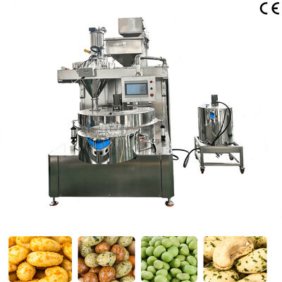 قیمت خوب کارایی تولید بالا ماشین پوشش خودکار بادام زمینی پوشانده خط پردازش بادام زمینی برای پوشش مواد غذایی بادام زمینی آنلاین