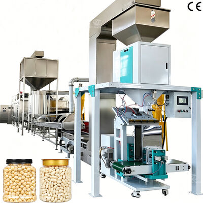 قیمت خوب دستگاه پوست کن پسته خط تولید 500kg/h-1000kg/h بادام زمینی برشته و بلانچ برای کارخانه های فرآوری آجیل آنلاین