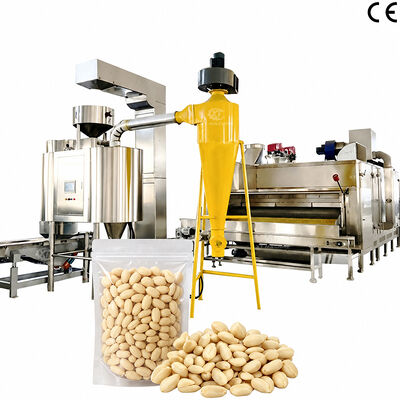 قیمت خوب ماشین سفید کننده اتوماتیک دانه های زمینی 500-2000kg/h، پودر فندوک و فیستاچو برای خطوط تولید میوه های خشک سفید شده آنلاین